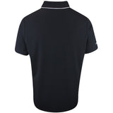 Malbon Golf Shirt - Fairway Monarch Polo - Black FA25