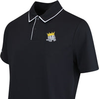 Malbon Golf Shirt - Fairway Monarch Polo - Black FA25