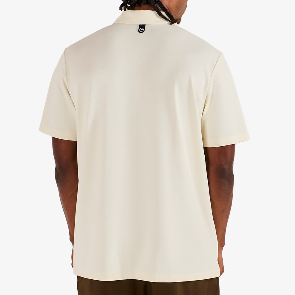 Malbon Golf Shirt - Fairway Polo - Ivory SS26