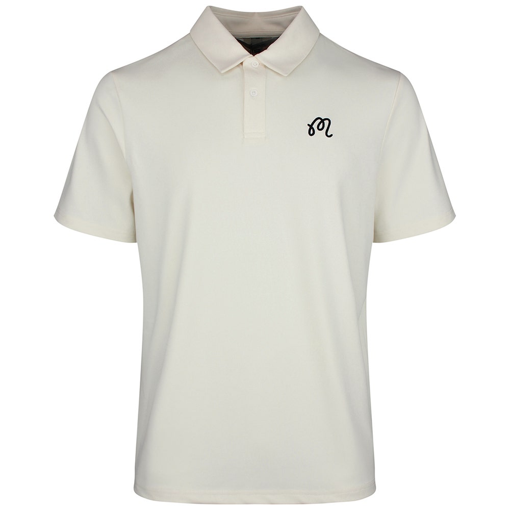 Malbon Golf Shirt - Fairway Polo - Ivory SS26