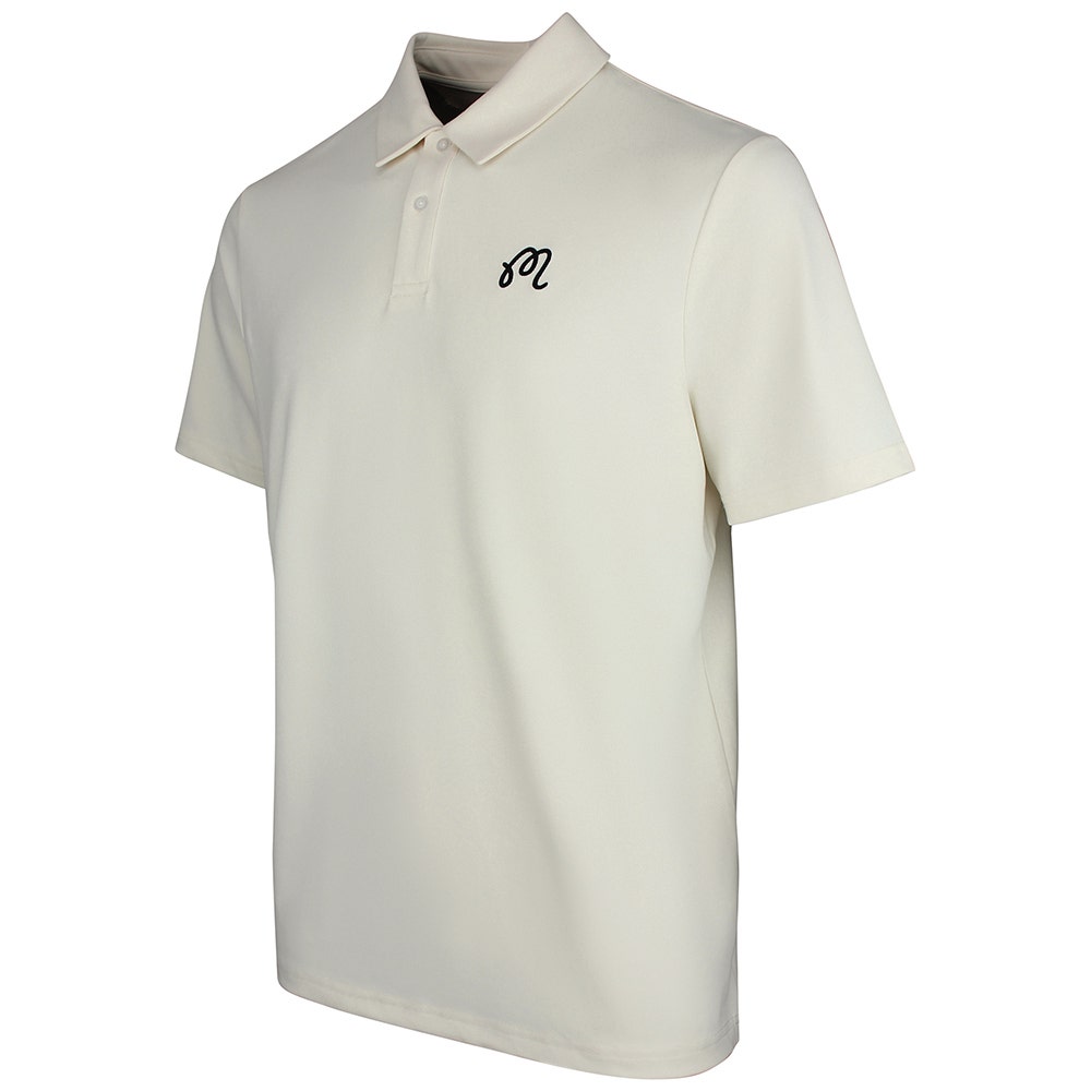 Malbon Golf Shirt - Fairway Polo - Ivory SS26