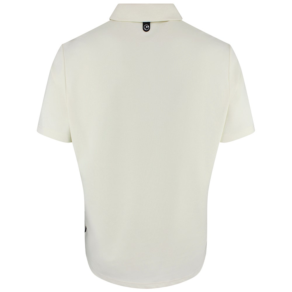 Malbon Golf Shirt - Fairway Polo - Ivory SS26