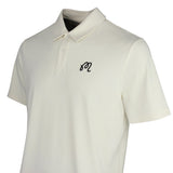 Malbon Golf Shirt - Fairway Polo - Ivory SS26
