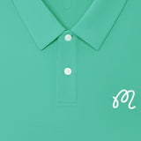 Malbon Golf Shirt - Fairway Polo - Marine Green SS26