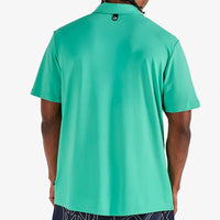 Malbon Golf Shirt - Fairway Polo - Marine Green SS26