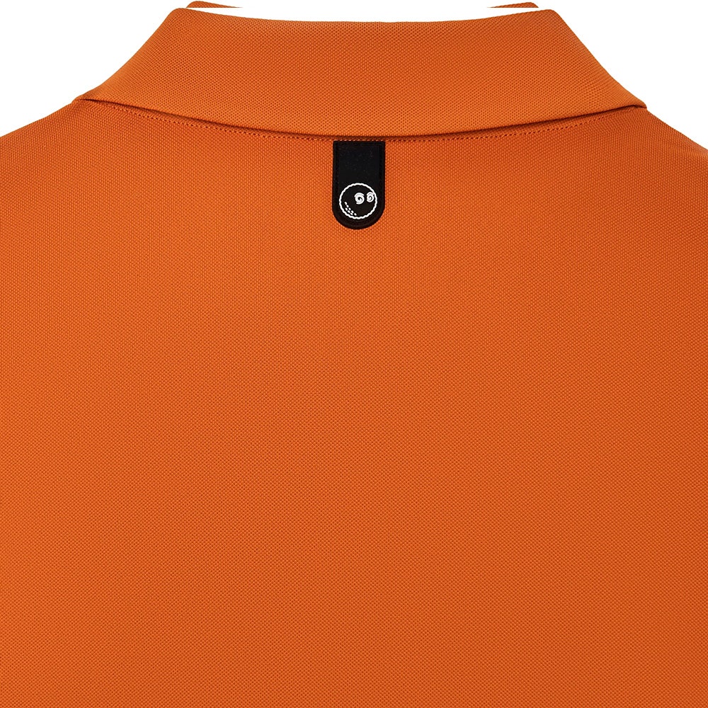 Malbon Golf Shirt - Fairway Polo - Marmalade SS26