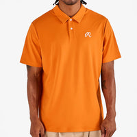 Malbon Golf Shirt - Fairway Polo - Marmalade SS26