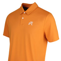 Malbon Golf Shirt - Fairway Polo - Marmalade SS26