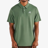 Malbon Golf Shirt - Fairway Polo - Olivine SS26