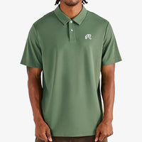 Malbon Golf Shirt - Fairway Polo - Olivine SS26