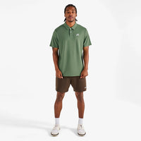 Malbon Golf Shirt - Fairway Polo - Olivine SS26