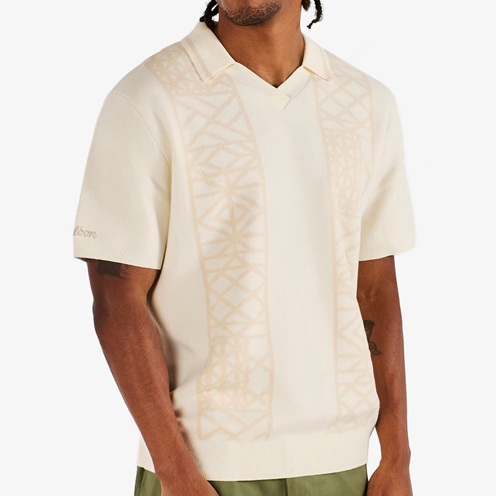 Malbon Golf Shirt - Habana Polo - Cream SS26