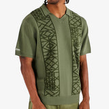 Malbon Golf Shirt - Habana Polo - Olivine SS26