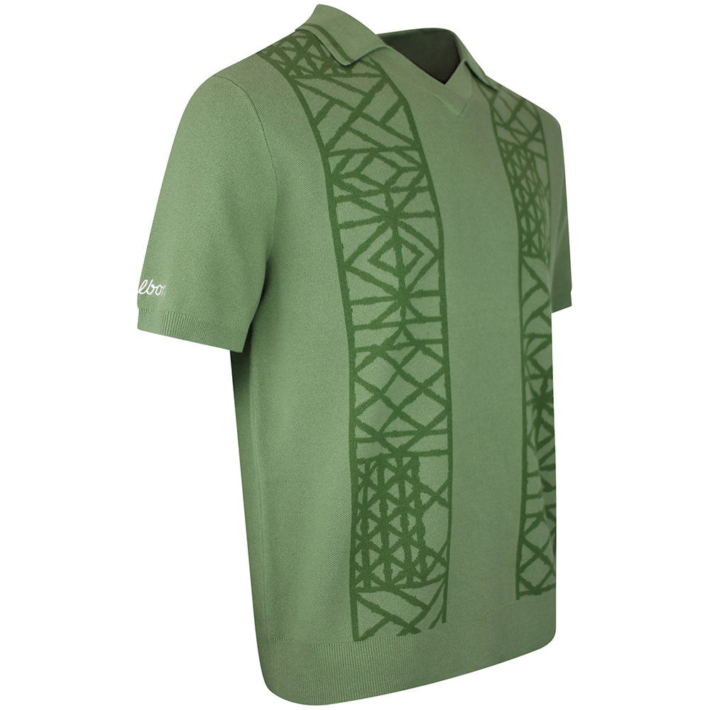 Malbon Golf Shirt - Habana Polo - Olivine SS26