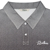 Malbon Golf Shirt - Ironfade Polo - Black FA26