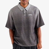 Malbon Golf Shirt - Ironfade Polo - Black FA26
