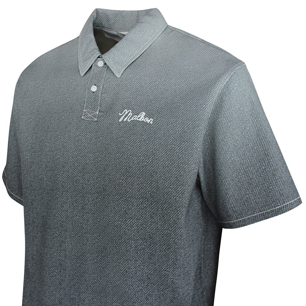 Malbon Golf Shirt - Ironfade Polo - Black FA26