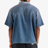 Malbon Golf Shirt - Ironfade Polo - Dusty Navy FA26
