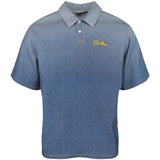 Malbon Golf Shirt - Ironfade Polo - Dusty Navy FA26