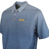 Malbon Golf Shirt - Ironfade Polo - Dusty Navy FA26