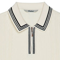 Malbon Golf Shirt - Navarro Polo - Cream SU26