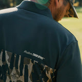 Malbon Golf Shirt - Tour Divot Camo Polo - Bark Camo SS26