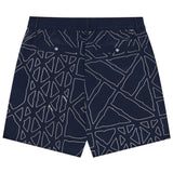 Malbon Golf Shorts - Mesh Basket Pocket Short - Midnight SS26