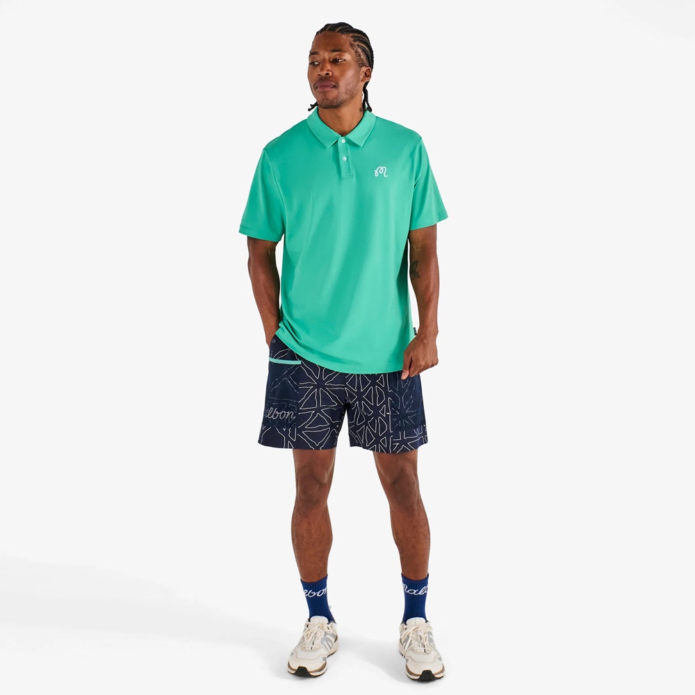 Malbon Golf Shorts - Mesh Basket Pocket Short - Midnight SS26