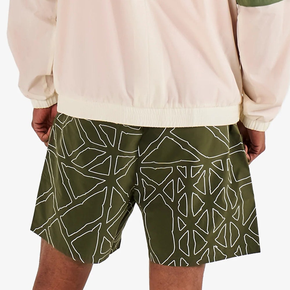 Malbon Golf Shorts - Mesh Basket Pocket Short - Olivine SS26