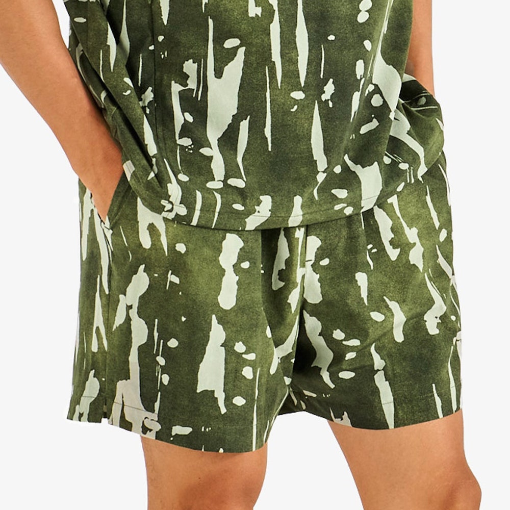 Malbon Golf Shorts - Scooter Short - Olive Inkwash FA26