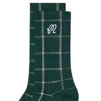 Malbon Golf Socks - Holden Crew Length - Hunter Green HO25