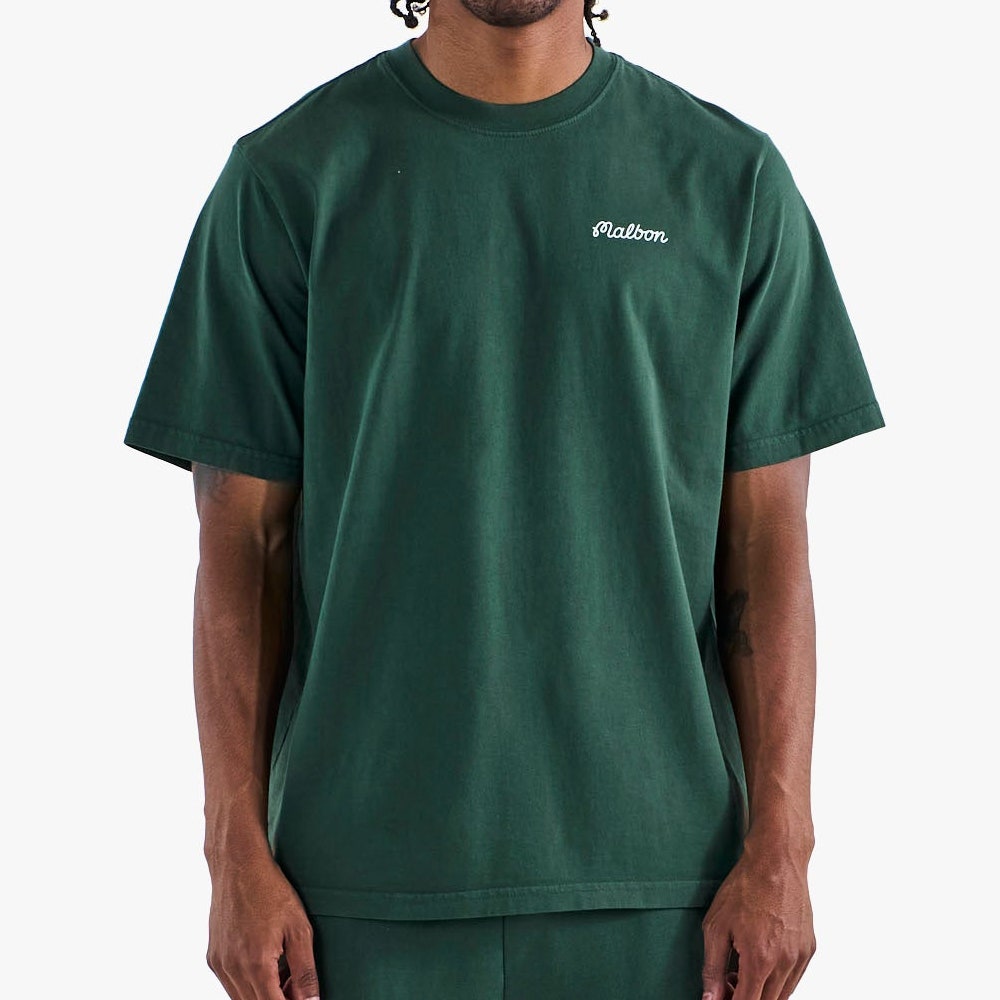 Malbon Golf T-Shirt - Bermuda Baldwin Tee - Forest FA25