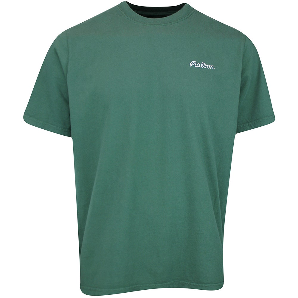 Malbon Golf T-Shirt - Bermuda Baldwin Tee - Forest FA25