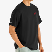 Malbon Golf T-Shirt - Bermuda Benchmark Tee - Black FA26