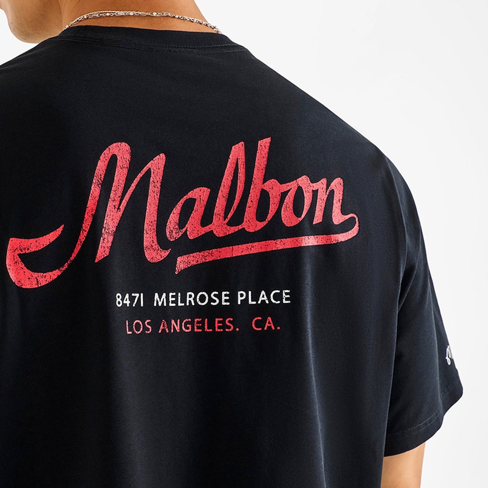 Malbon Golf T-Shirt - Bermuda Benchmark Tee - Black FA26