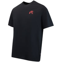 Malbon Golf T-Shirt - Bermuda Benchmark Tee - Black FA26