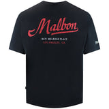 Malbon Golf T-Shirt - Bermuda Benchmark Tee - Black FA26