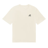 Malbon Golf T-Shirt - Bermuda Brumal Buckets Tee - Heather Ivory HO25