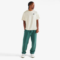 Malbon Golf T-Shirt - Bermuda Brumal Buckets Tee - Heather Ivory HO25