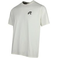 Malbon Golf T-Shirt - Bermuda Brumal Buckets Tee - Heather Ivory HO25
