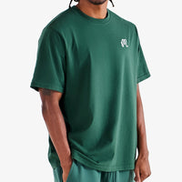 Malbon Golf T-Shirt - Bermuda Brumal Buckets Tee - Hunter Green HO25