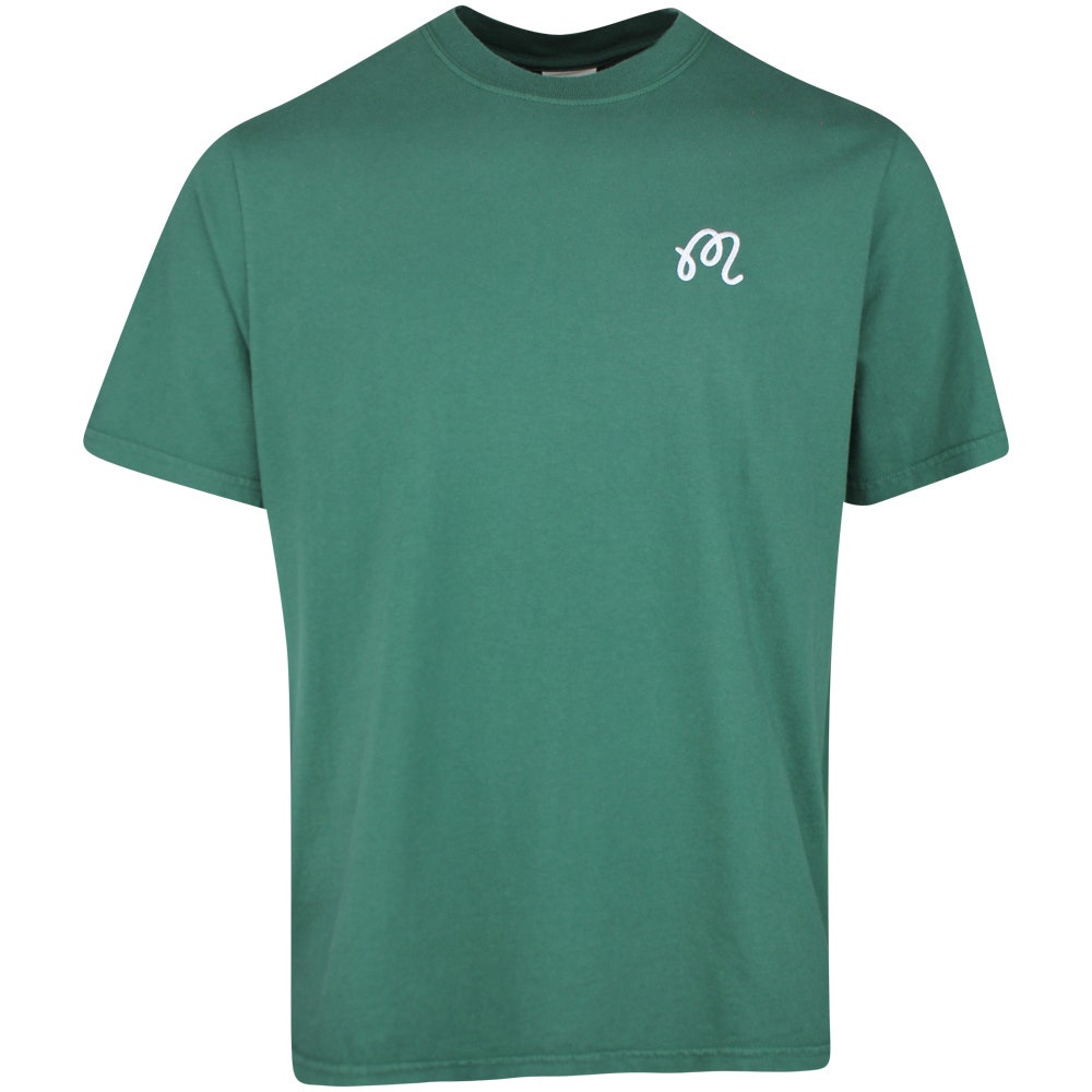Malbon Golf T-Shirt - Bermuda Brumal Buckets Tee - Hunter Green HO25