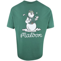 Malbon Golf T-Shirt - Bermuda Brumal Buckets Tee - Hunter Green HO25