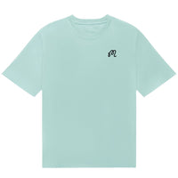 Malbon Golf T-Shirt - Bermuda Cigar Tee - Surf Spray SU26