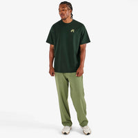Malbon Golf T-Shirt - Bermuda Origin Tee - Dark Olive SS26
