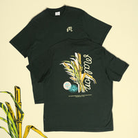 Malbon Golf T-Shirt - Bermuda Origin Tee - Dark Olive SS26