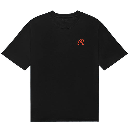 Malbon Golf T-Shirt - Bermuda Rooster Tee - Black SU26