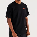Malbon Golf T-Shirt - Bermuda Rooster Tee - Black SU26