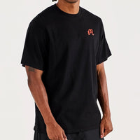 Malbon Golf T-Shirt - Bermuda Rooster Tee - Black SU26