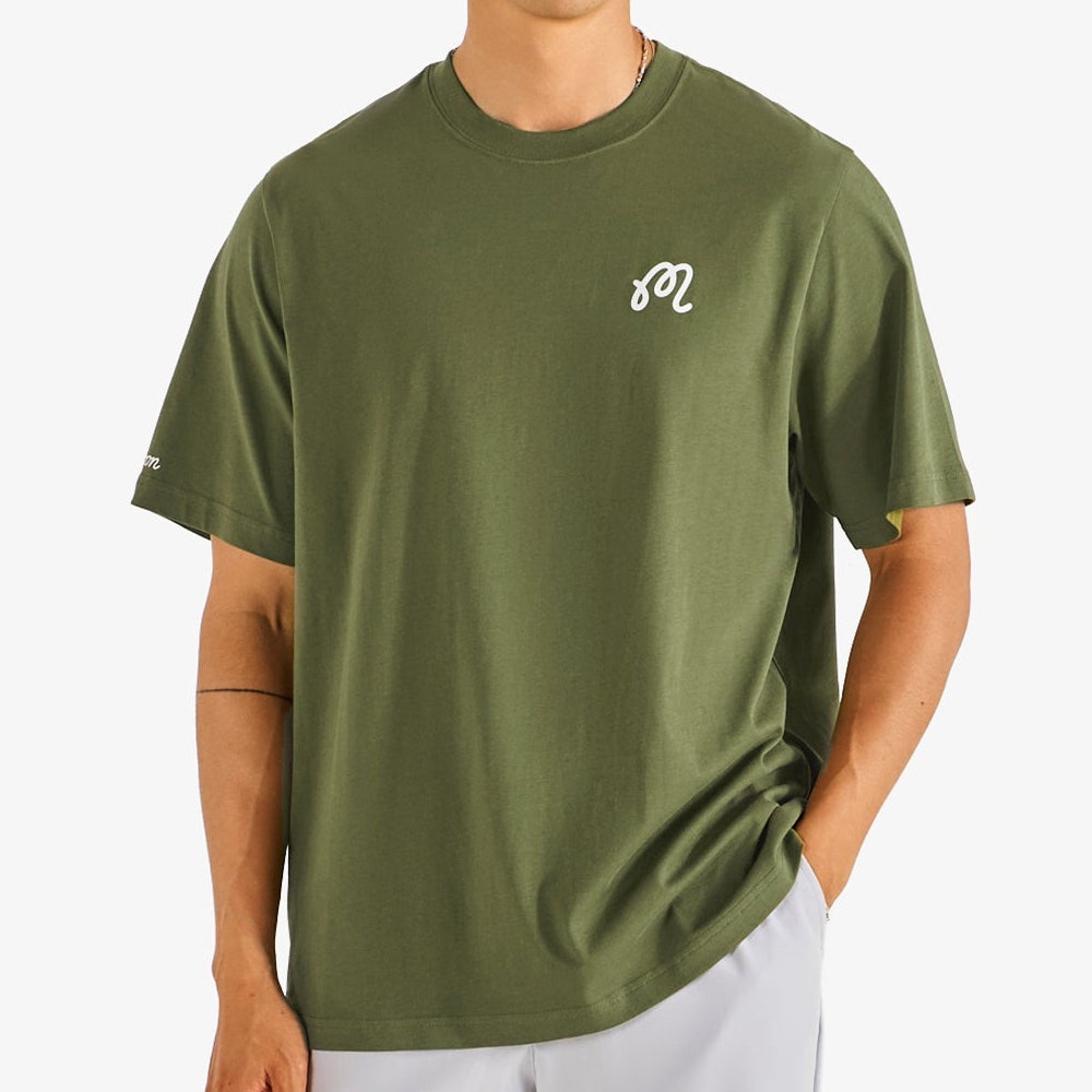 Malbon Golf T-Shirt - Bermuda Tee - Military Green FA26